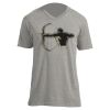 Unisex V Neck Poly-Rich Tee Thumbnail