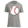 Unisex V Neck Poly-Rich Tee Thumbnail
