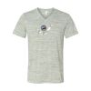 White Marble Unisex Jersey Short-Sleeve V-Neck T-Shirt Thumbnail
