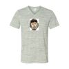 White Marble Unisex Jersey Short-Sleeve V-Neck T-Shirt Thumbnail