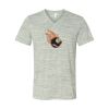 White Marble Unisex Jersey Short-Sleeve V-Neck T-Shirt Thumbnail