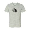 White Marble Unisex Jersey Short-Sleeve V-Neck T-Shirt Thumbnail