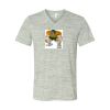 White Marble Unisex Jersey Short-Sleeve V-Neck T-Shirt Thumbnail