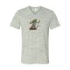 White Marble Unisex Jersey Short-Sleeve V-Neck T-Shirt Thumbnail
