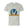 White Marble Unisex Jersey Short-Sleeve V-Neck T-Shirt Thumbnail