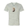 White Marble Unisex Jersey Short-Sleeve V-Neck T-Shirt Thumbnail