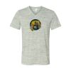 White Marble Unisex Jersey Short-Sleeve V-Neck T-Shirt Thumbnail