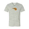 White Marble Unisex Jersey Short-Sleeve V-Neck T-Shirt Thumbnail