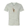 White Marble Unisex Jersey Short-Sleeve V-Neck T-Shirt Thumbnail