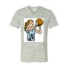 White Marble Unisex Jersey Short-Sleeve V-Neck T-Shirt Thumbnail
