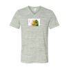 White Marble Unisex Jersey Short-Sleeve V-Neck T-Shirt Thumbnail
