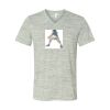 White Marble Unisex Jersey Short-Sleeve V-Neck T-Shirt Thumbnail