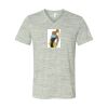 White Marble Unisex Jersey Short-Sleeve V-Neck T-Shirt Thumbnail