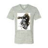 White Marble Unisex Jersey Short-Sleeve V-Neck T-Shirt Thumbnail
