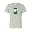 White Marble Unisex Jersey Short-Sleeve V-Neck T-Shirt Thumbnail