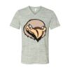 White Marble Unisex Jersey Short-Sleeve V-Neck T-Shirt Thumbnail
