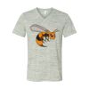 White Marble Unisex Jersey Short-Sleeve V-Neck T-Shirt Thumbnail