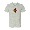 White Marble Unisex Jersey Short-Sleeve V-Neck T-Shirt Thumbnail