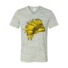 White Marble Unisex Jersey Short-Sleeve V-Neck T-Shirt Thumbnail