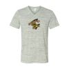 White Marble Unisex Jersey Short-Sleeve V-Neck T-Shirt Thumbnail