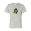 White Marble Unisex Jersey Short-Sleeve V-Neck T-Shirt Thumbnail