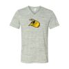 White Marble Unisex Jersey Short-Sleeve V-Neck T-Shirt Thumbnail