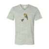 White Marble Unisex Jersey Short-Sleeve V-Neck T-Shirt Thumbnail