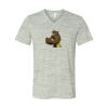 White Marble Unisex Jersey Short-Sleeve V-Neck T-Shirt Thumbnail