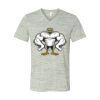 White Marble Unisex Jersey Short-Sleeve V-Neck T-Shirt Thumbnail