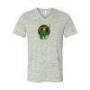 White Marble Unisex Jersey Short-Sleeve V-Neck T-Shirt Thumbnail