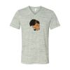 White Marble Unisex Jersey Short-Sleeve V-Neck T-Shirt Thumbnail