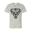 White Marble Unisex Jersey Short-Sleeve V-Neck T-Shirt Thumbnail