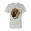 White Marble Unisex Jersey Short-Sleeve V-Neck T-Shirt Thumbnail