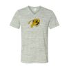 White Marble Unisex Jersey Short-Sleeve V-Neck T-Shirt Thumbnail