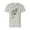 White Marble Unisex Jersey Short-Sleeve V-Neck T-Shirt Thumbnail