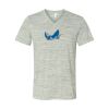 White Marble Unisex Jersey Short-Sleeve V-Neck T-Shirt Thumbnail