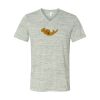 White Marble Unisex Jersey Short-Sleeve V-Neck T-Shirt Thumbnail