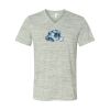 White Marble Unisex Jersey Short-Sleeve V-Neck T-Shirt Thumbnail