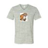 White Marble Unisex Jersey Short-Sleeve V-Neck T-Shirt Thumbnail