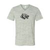 White Marble Unisex Jersey Short-Sleeve V-Neck T-Shirt Thumbnail