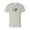 White Marble Unisex Jersey Short-Sleeve V-Neck T-Shirt Thumbnail