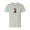 White Marble Unisex Jersey Short-Sleeve V-Neck T-Shirt Thumbnail
