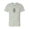 White Marble Unisex Jersey Short-Sleeve V-Neck T-Shirt Thumbnail