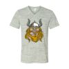 White Marble Unisex Jersey Short-Sleeve V-Neck T-Shirt Thumbnail