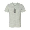 White Marble Unisex Jersey Short-Sleeve V-Neck T-Shirt Thumbnail