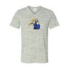 White Marble Unisex Jersey Short-Sleeve V-Neck T-Shirt Thumbnail