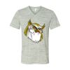 White Marble Unisex Jersey Short-Sleeve V-Neck T-Shirt Thumbnail