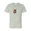 White Marble Unisex Jersey Short-Sleeve V-Neck T-Shirt Thumbnail