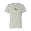 White Marble Unisex Jersey Short-Sleeve V-Neck T-Shirt Thumbnail