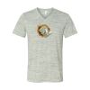 White Marble Unisex Jersey Short-Sleeve V-Neck T-Shirt Thumbnail